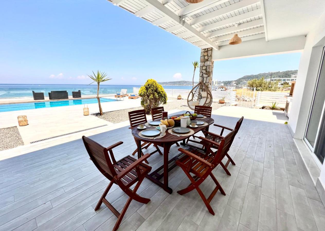 Vaso Beach Front Villa Ialysos  Ngoại thất bức ảnh